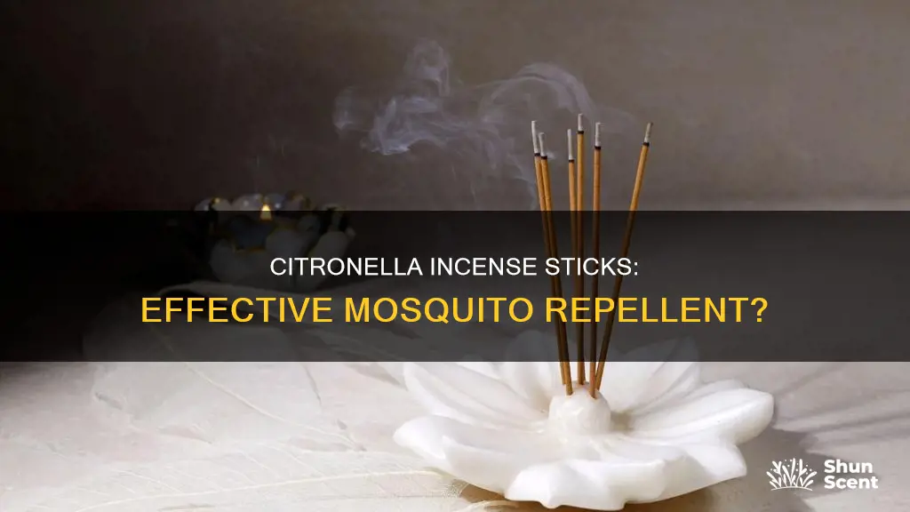 do citronella incense sticks work