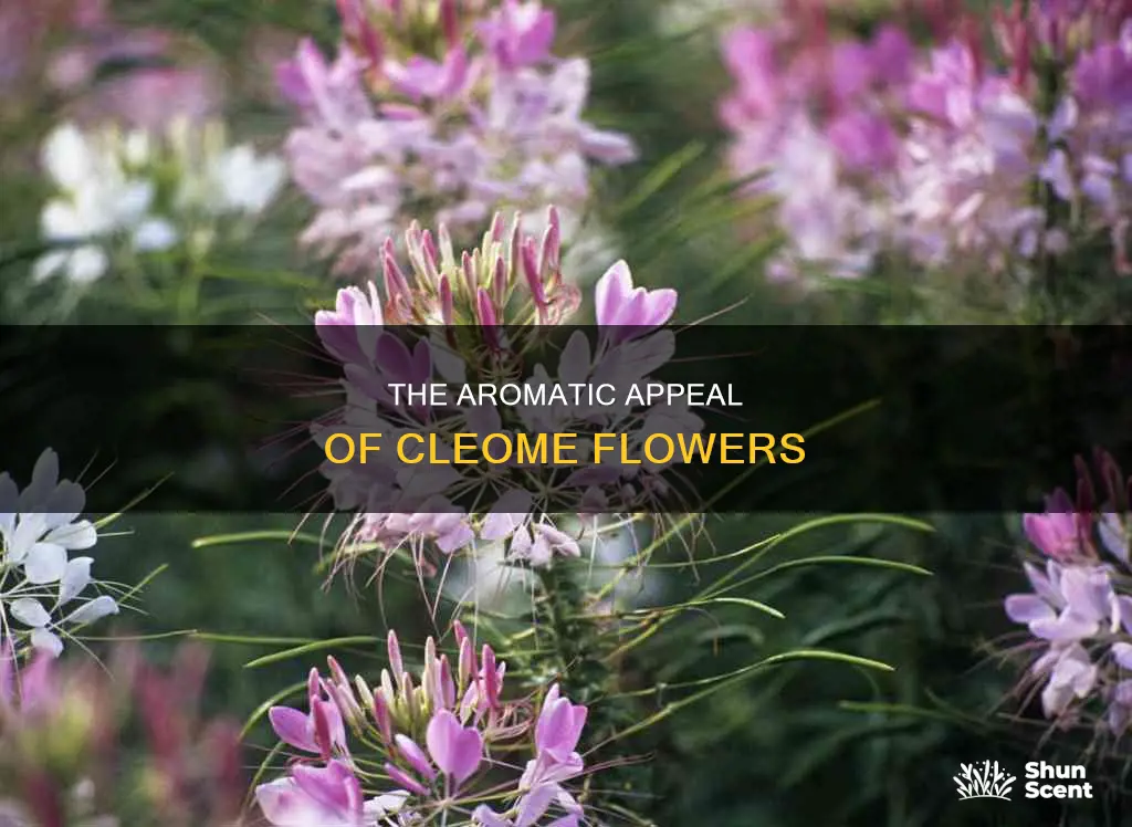 do cleome flowers have an aroma