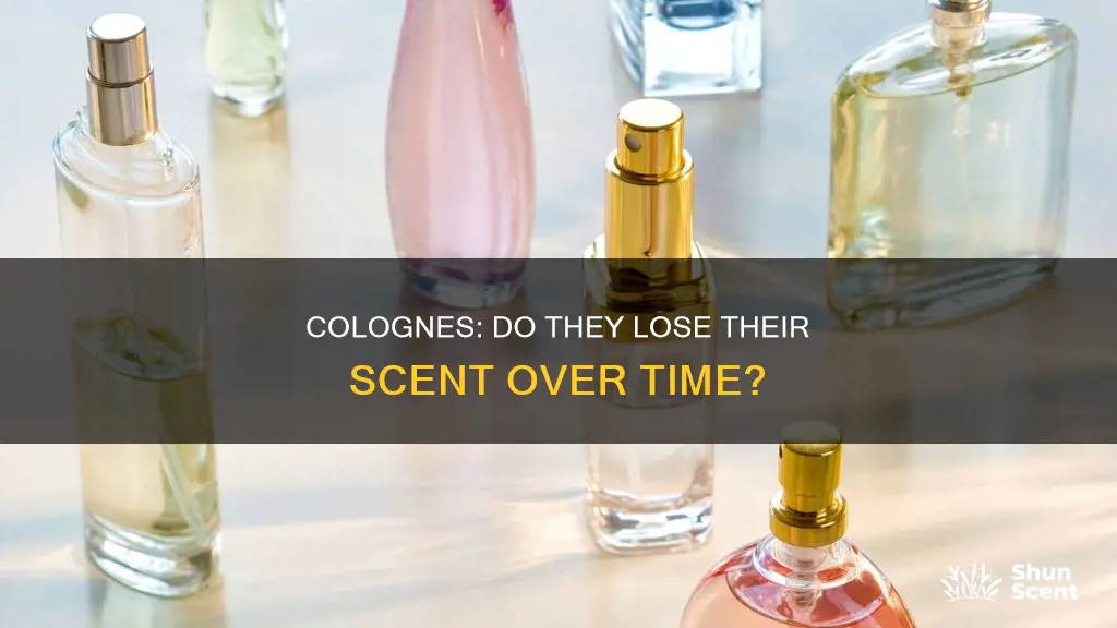 do colognes lose their scent