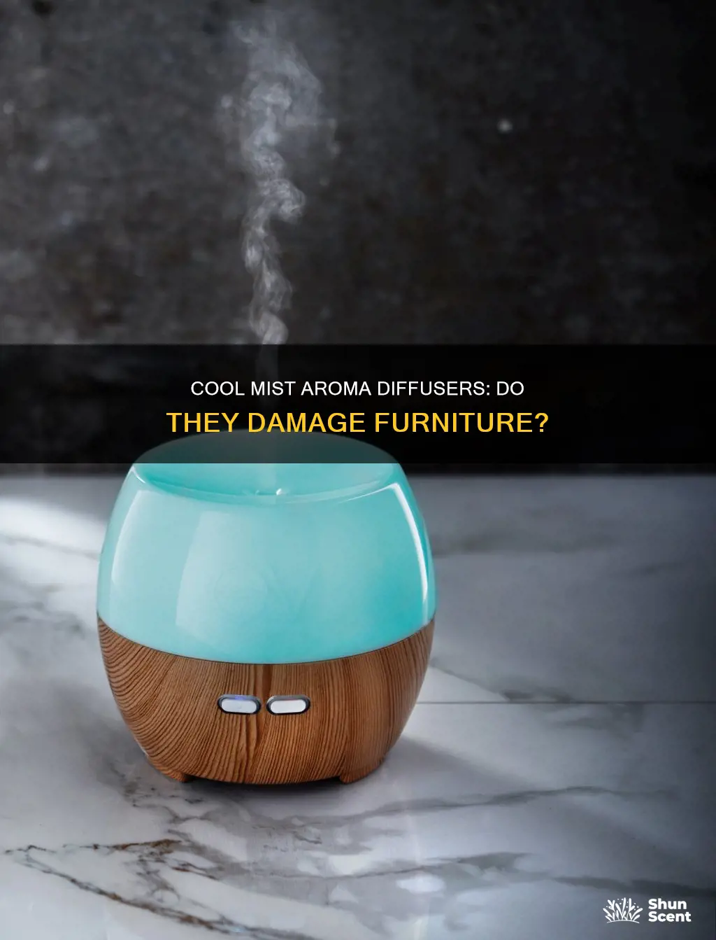 do cool mist ultrasonic aroma diffusers leave deposits on furniture