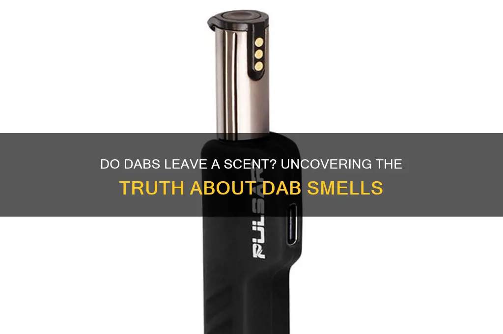 do dabs leave a scent