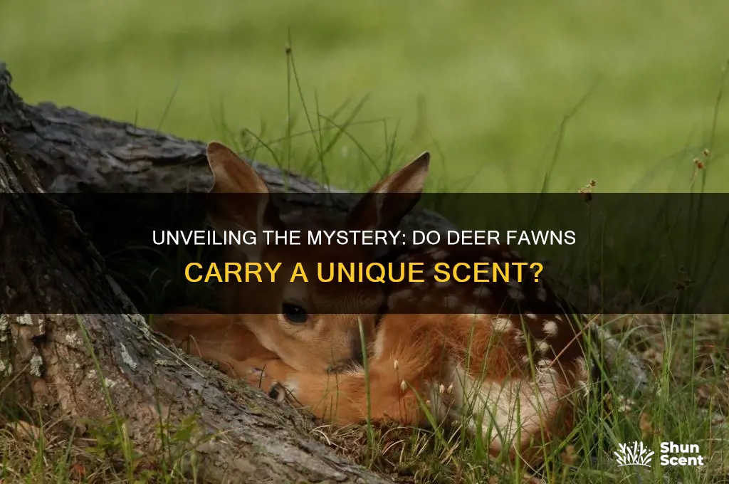 do deer fawns have a scent