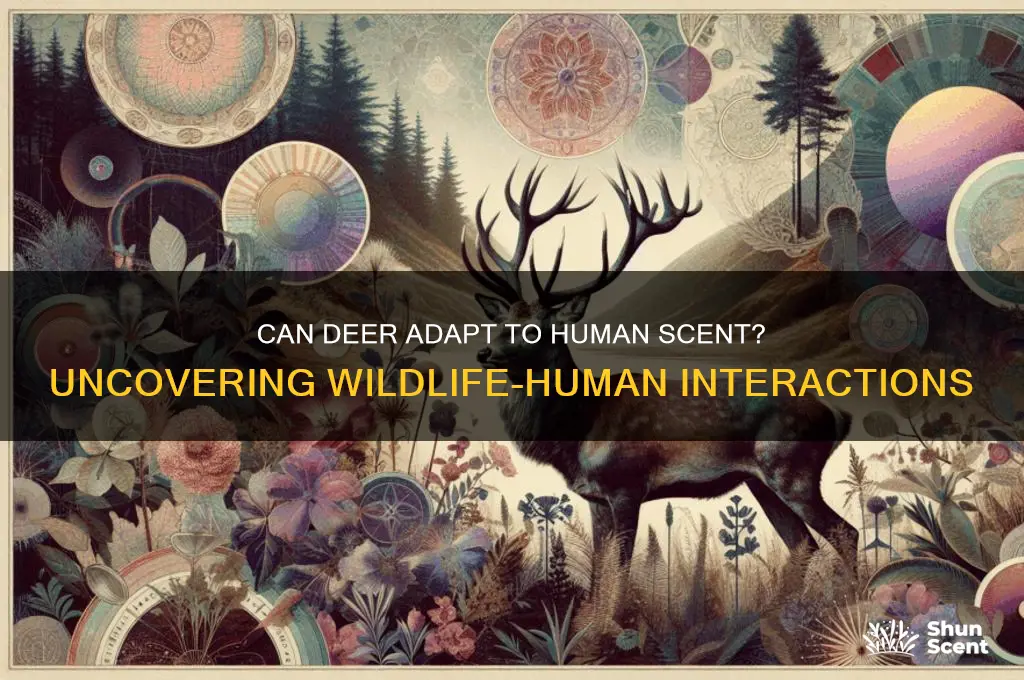 do deer get used to human scent