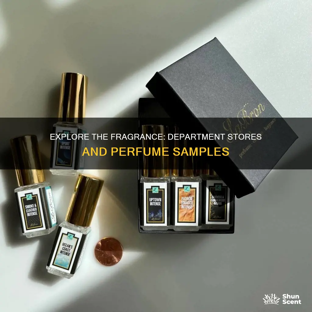do department stores still give perfume samples