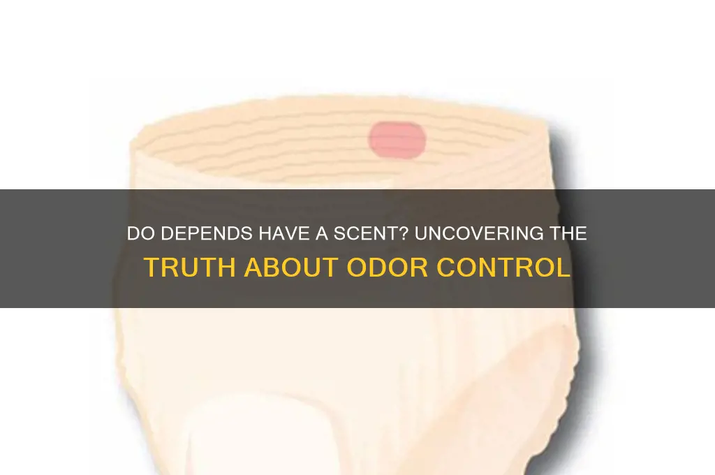 do depends have a scent
