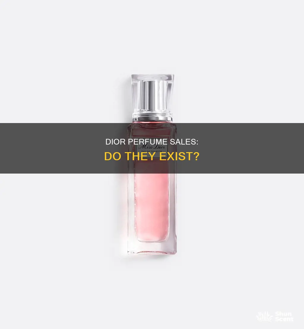 do dior perfume ever go on sale