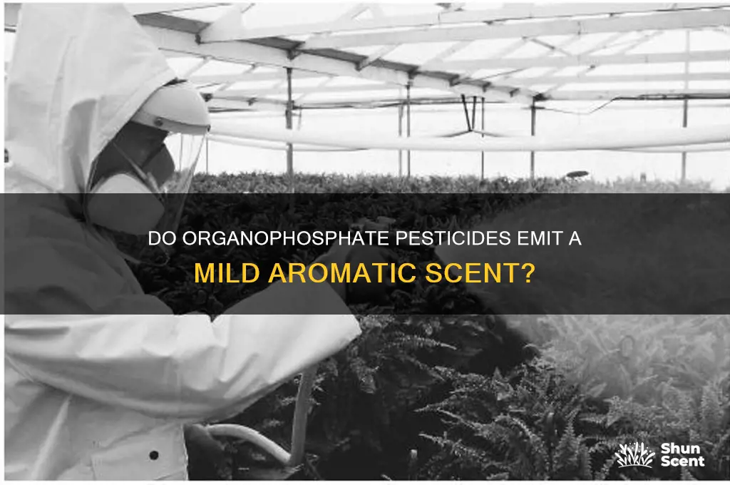 do do organophosphate pesticides have been mild aromatic scent