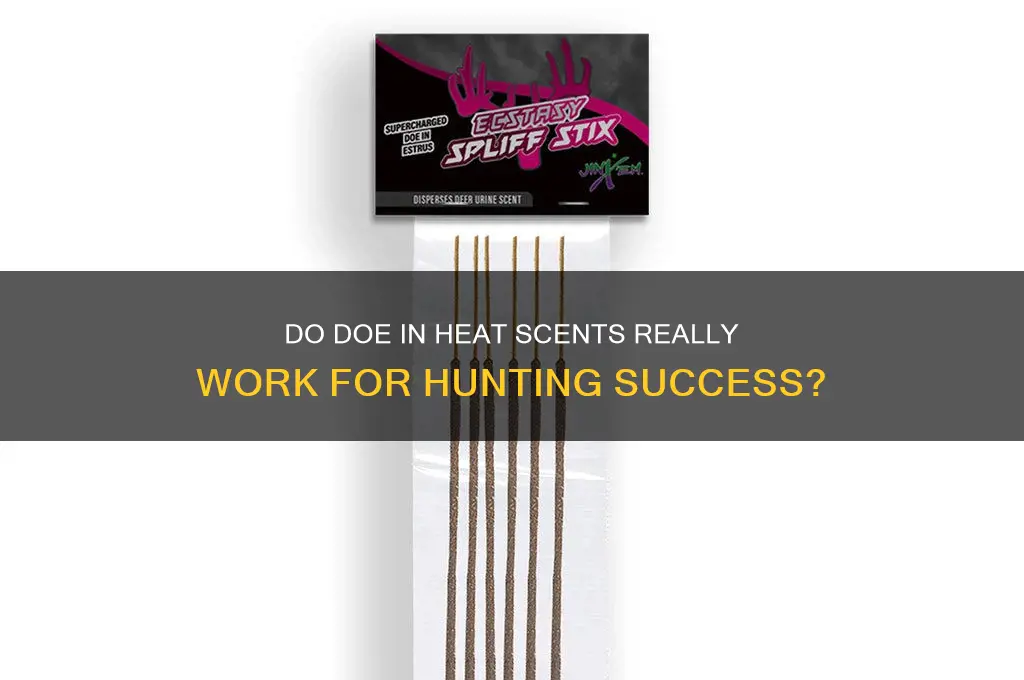 do doe in heat scents work