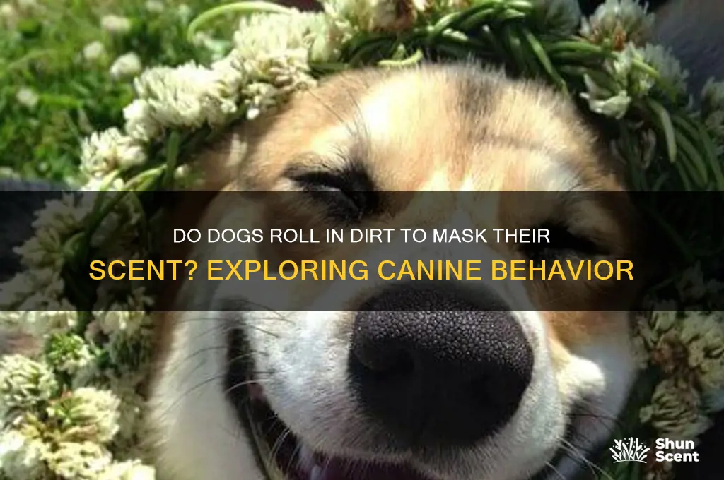 do dogs get dirty to mask scent