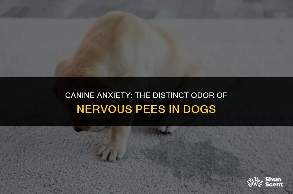do dogs nervous pees smell different