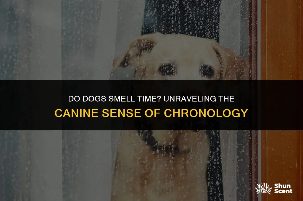 do dogs smell time