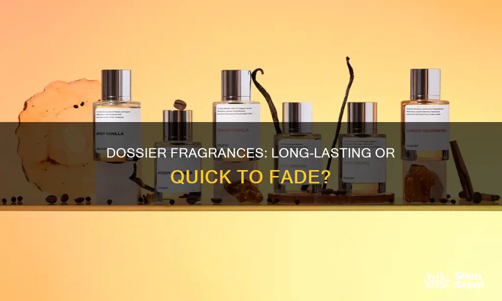 do dossier fragrances last