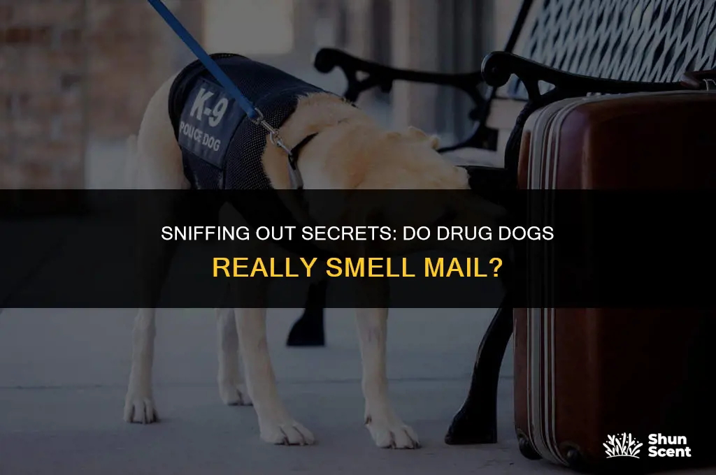 do drug dogs smell mail