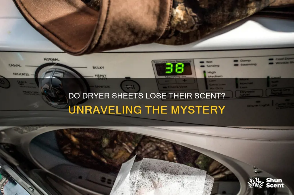 do dryer sheets lose their scent