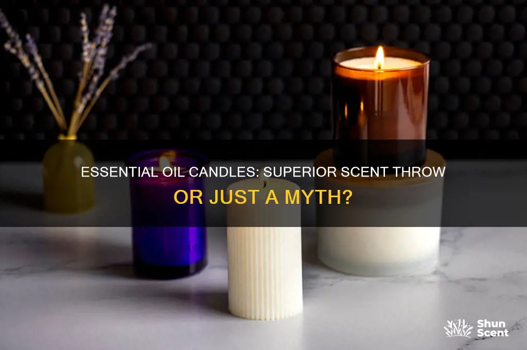 do essential oil candles throw scents the best