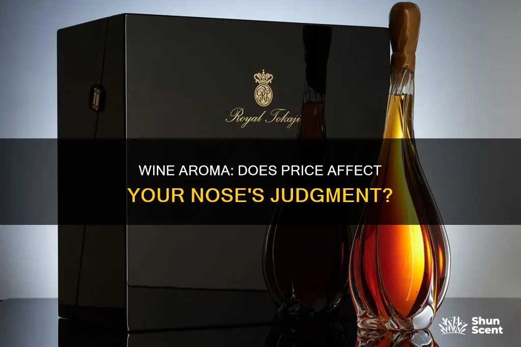 do expensive wine tell you label the aroma