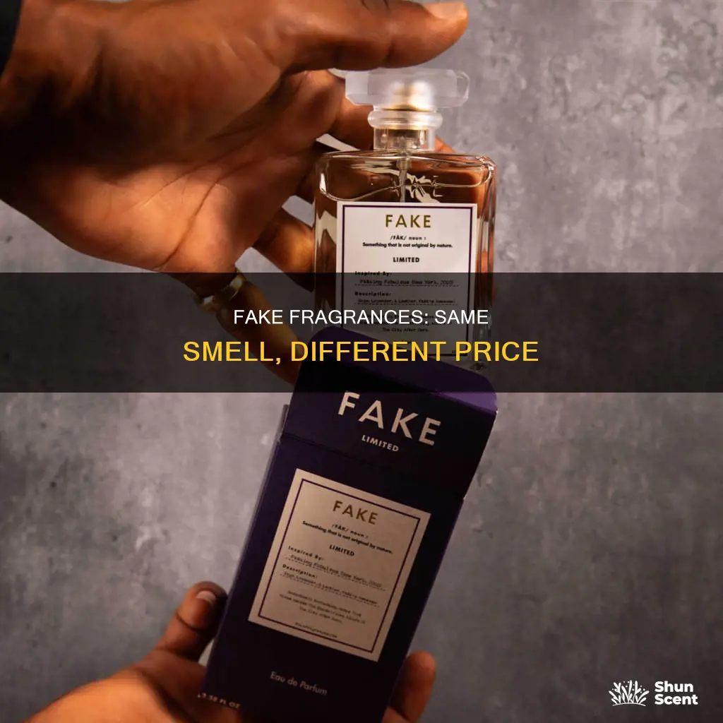 do fake fragrances smell the same