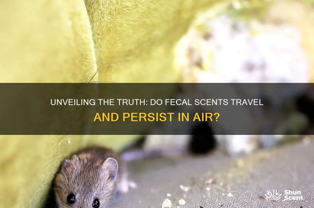 do fecal matter go around in the form of scent