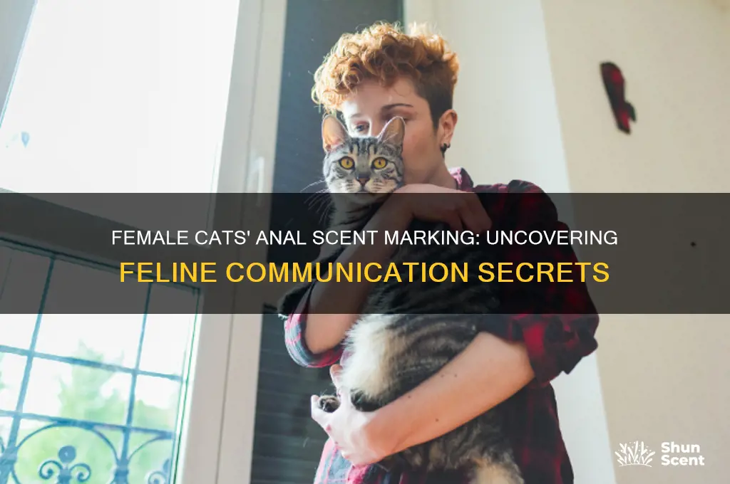 do female cats leave scents through their anus