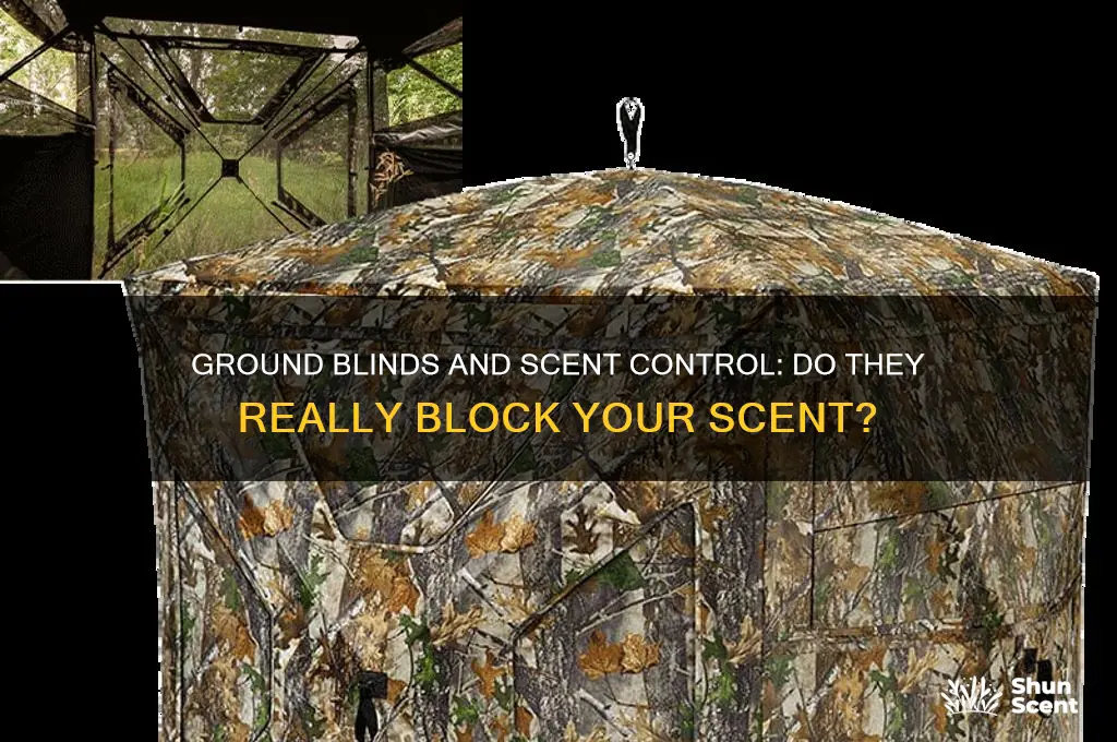 do ground blinds block scent