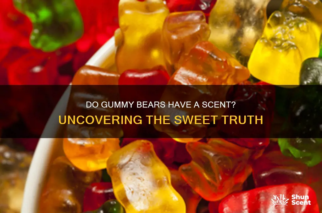 do gummy bears have a scent