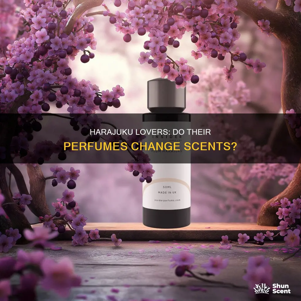 do harajuku lovers change scent of perfume