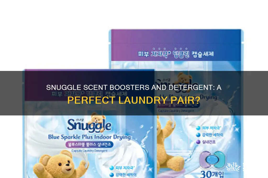 do i add detergent also with the snuggle scent boosters