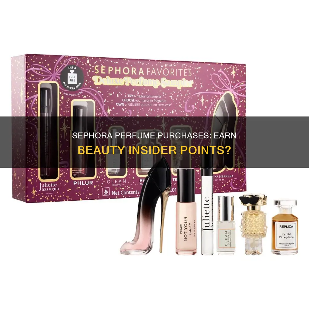 do i get points at sephora for buying perfume