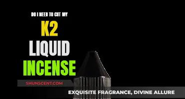 Should You Cut Your K2 Liquid Incense?