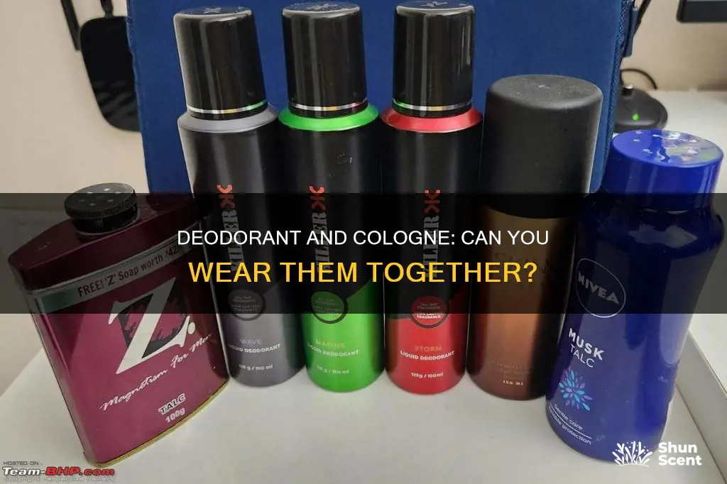 do i wear deodorant with cologne