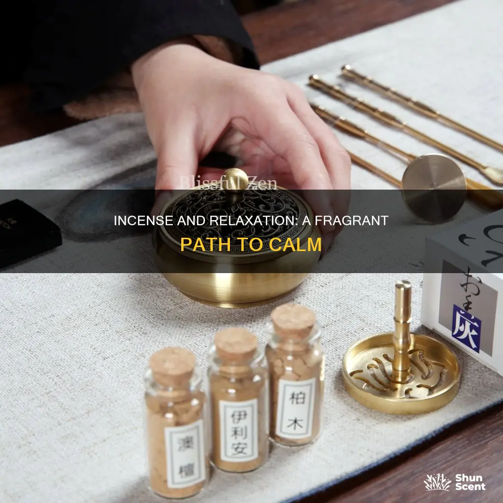 do incense help you relax