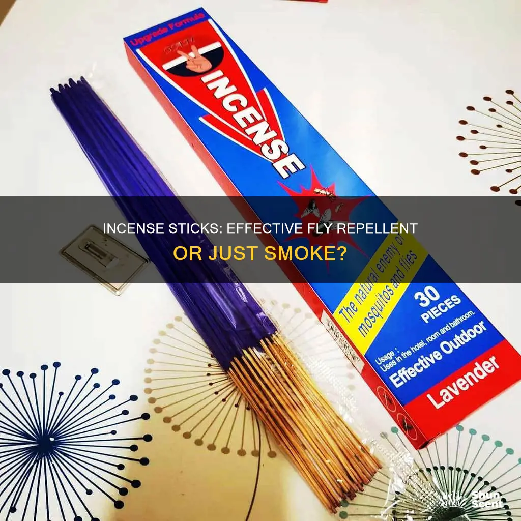 do incense sticks get rid of flies