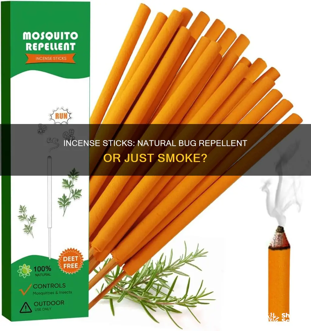 do incense sticks keep bugs away