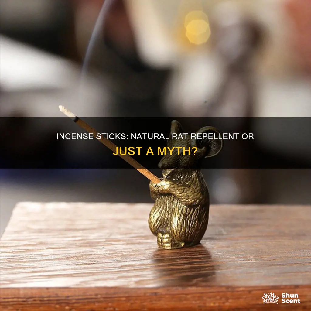 do incense sticks repel rats