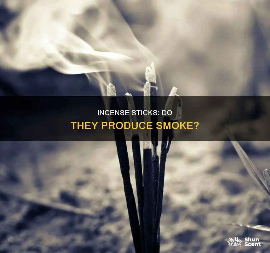 do incense sticks smoke