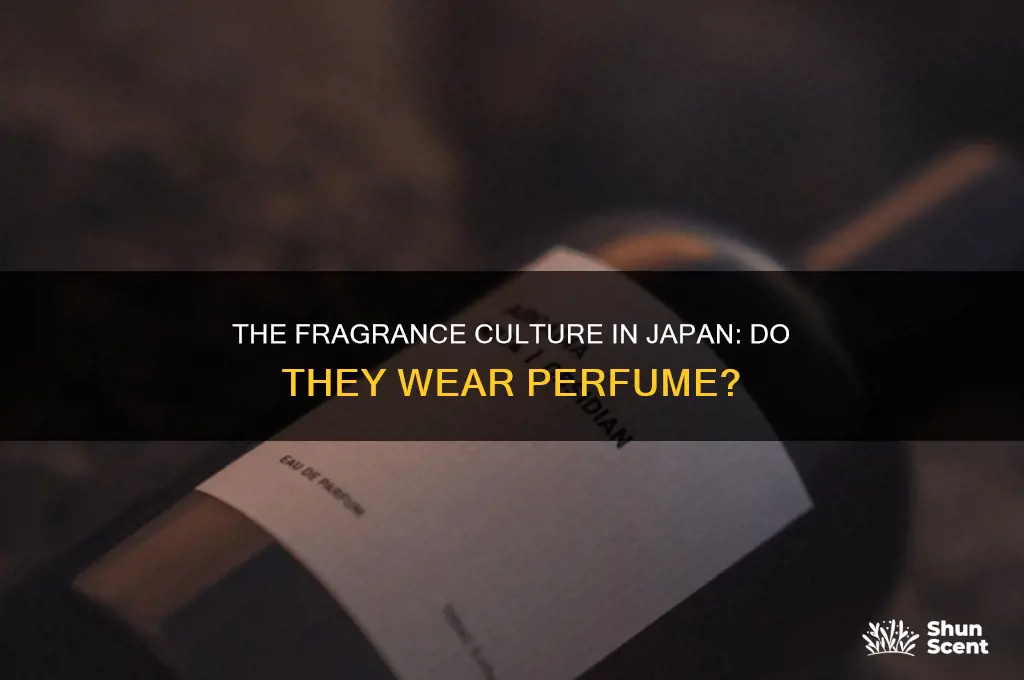 do japanese people wear perfume