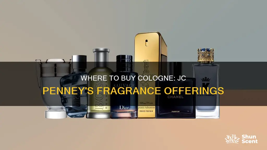 do jcpenney sell cologne