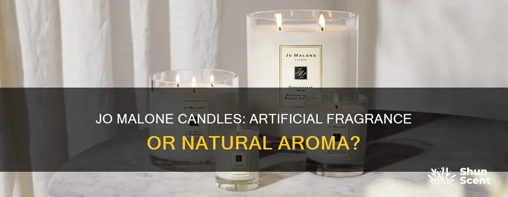 do jo malone candles contain artificial fragrances