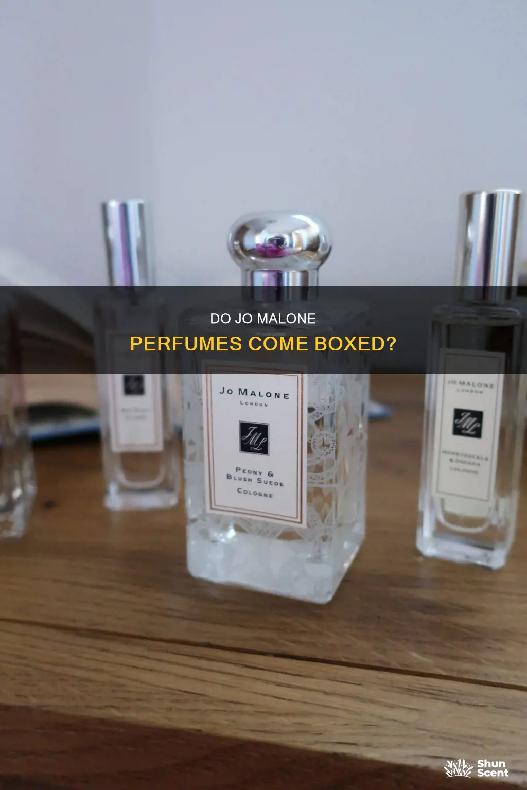 do jo malone perfumes come in boxes
