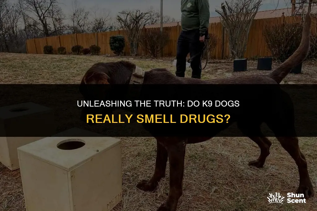 do k9 dogs really smell drugs