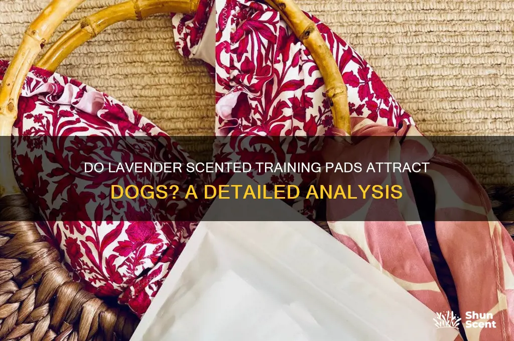 do lavender scent training pads attract dogs