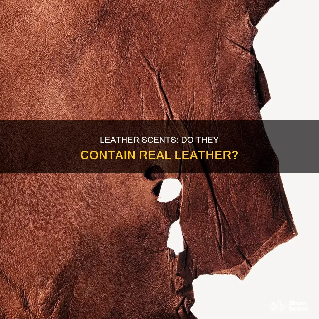 do leather fragrances have real leather in them