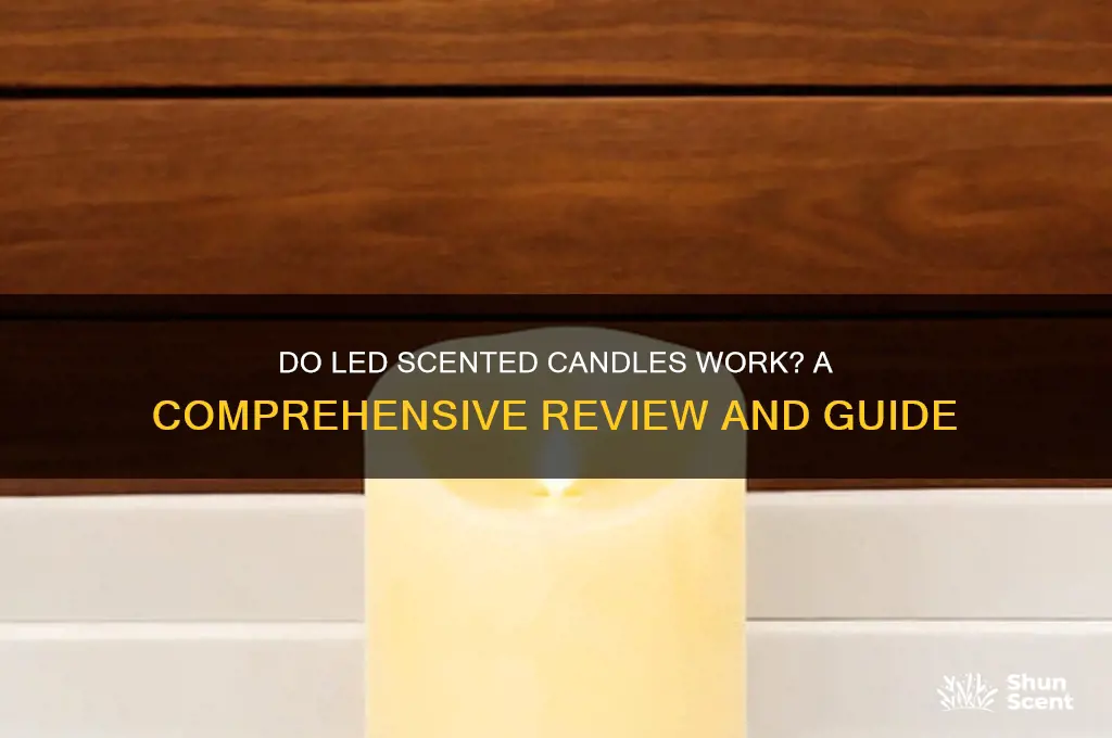 do led scented candles work