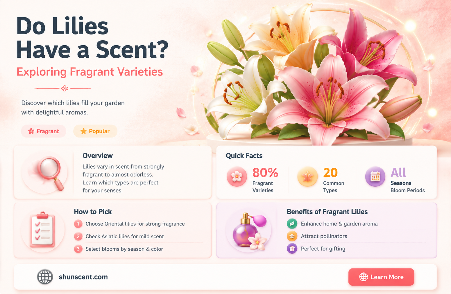 are lilies scented