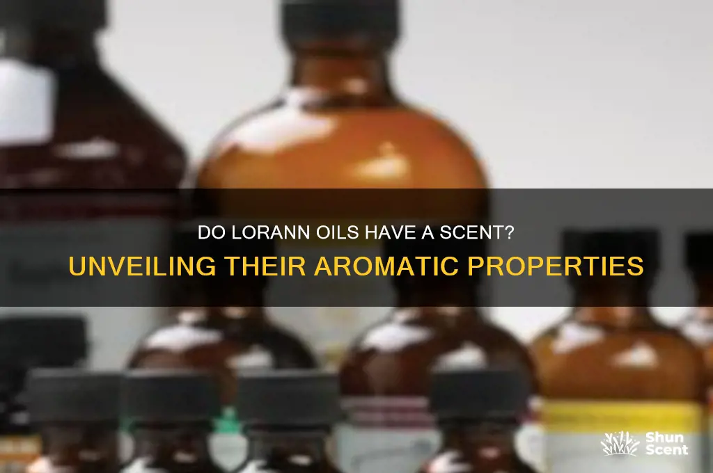 do lorann oils have a scent