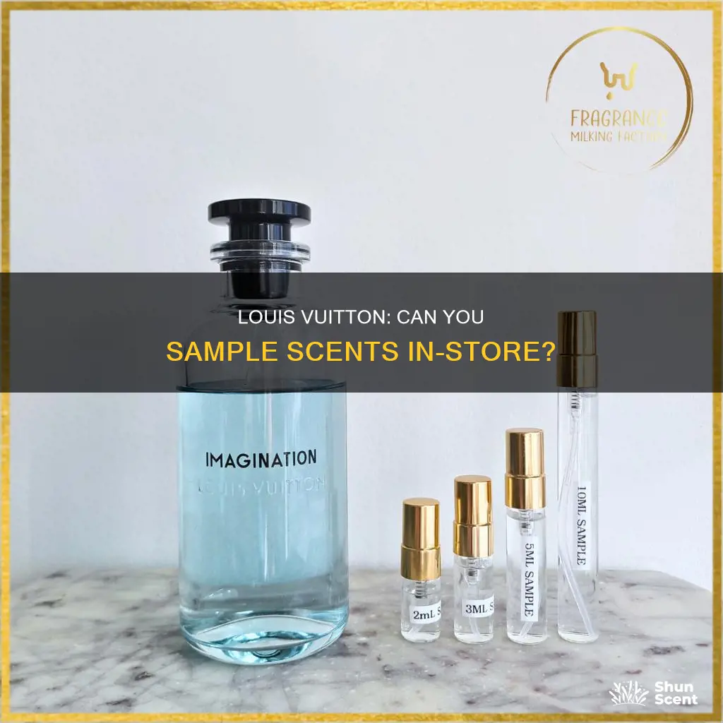 do louis vuitton boutiques give out sample perfume