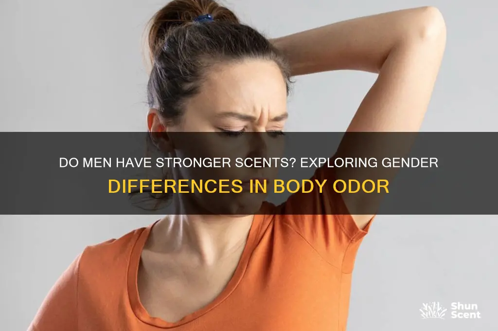 do men have stronger scents