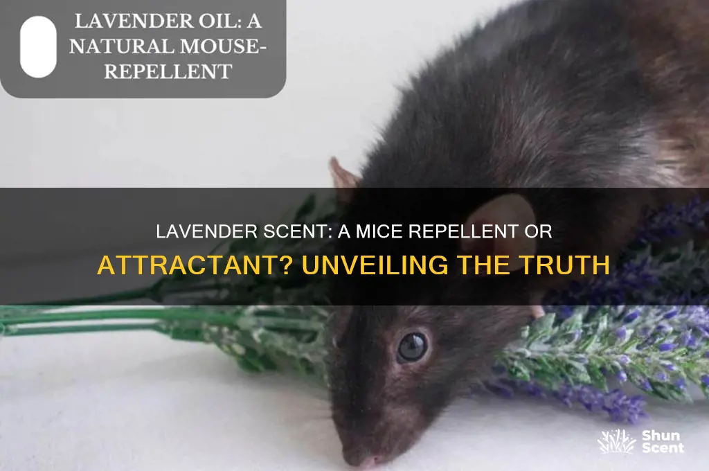 do mice like lavender scent