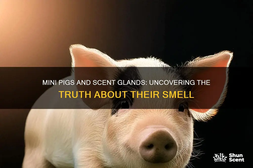 do mini pigs have scent glands