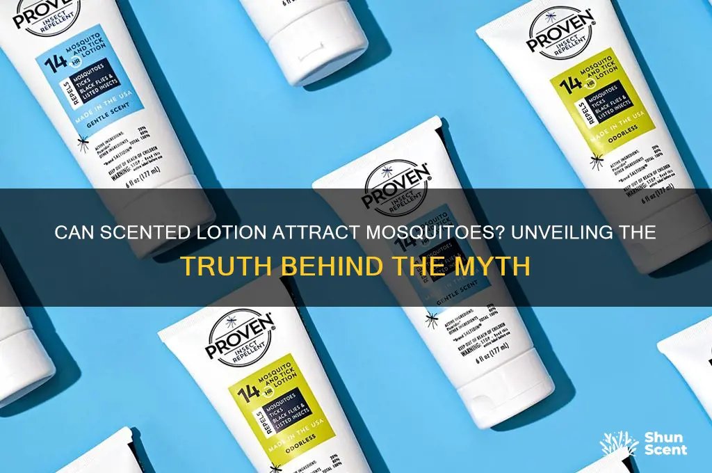 do mosquitoes like scented lotion